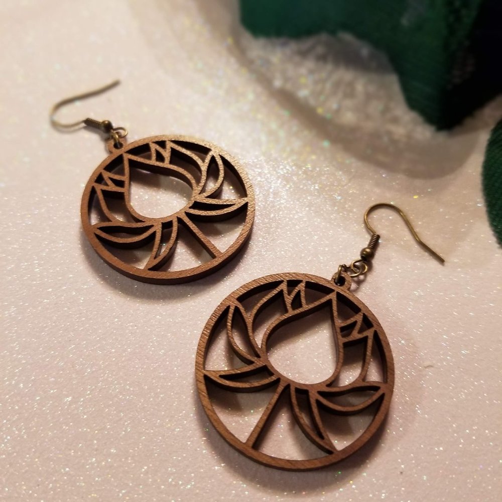 Lotus Flower Earrings